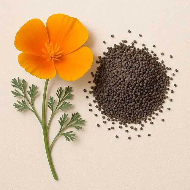 California poppy — photographed, not in the formula