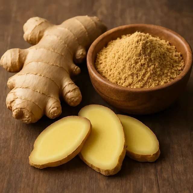 Ginger root — named, unweighed