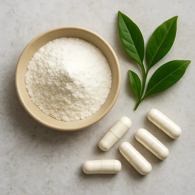 L-theanine — photographed, not in the formula